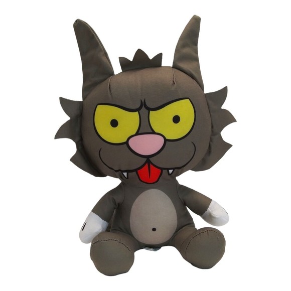 The Simpsons 9" Scratchy Cat Plush Itchy and Scratchy Show Toy Factory - Picture 8 of 8